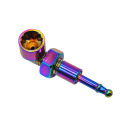 Portable Zinc alloy metal Screws blot shape Weed Smoking Pipe Tobacco Jamaica Rasta Reggae Style Weed pipe